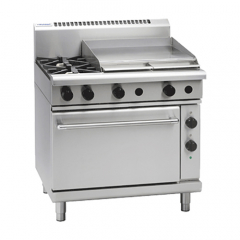 Waldorf 900mm Gas Range with Electric Static Oven