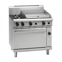 Waldorf 900mm Gas Range with Electric Convection Oven