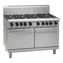 Waldorf 1200mm Gas Range with Twin Gas Static Ovens