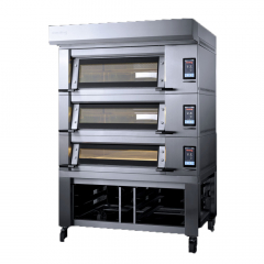 Ramalhos Modulram Series 3-Tray Deck Oven With Hood & Stand