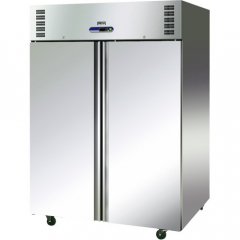 Delta Upright Stainless 2 Door Chiller