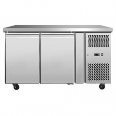 Delta Undercounter Stainless 2 Door Freezer 1360mmW