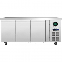Pro.equip Undercounter Stainless 3 Door Freezer 1795mmW
