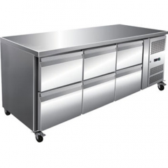 Pro.Equip Undercounter Stainless 6 Drawer Chiller 1795mmW