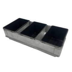 Pro.cooker Loaf Pan 340gm Teflon Pressed 3 Set