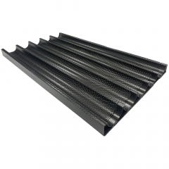Pro.cooker Baguette Tray Teflon Perforated 5 Row 737x406mm