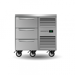 SKOPE ProSpec PG11.UBR.1.D3.3 Drawer RH 1/1 Under Bench Fridge