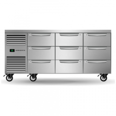 SKOPE ProSpec PG11.UBR.3.D9. 9 Drawer 1/1 UnderBench Fridge