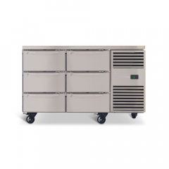 Skope ProSpec GN1/1 Underbench Freezer,2 bay 6 Drawer(RH)