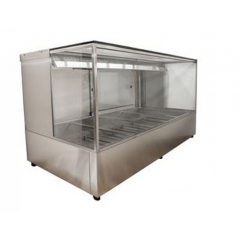 Woodson Square Glass Hot Food Display