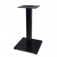 Square 430 Plate Table Base - Black