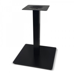 Square 560 Plate Table Base - Black