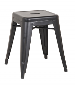 Matte Black Sputnik Stool 450mm