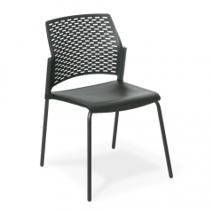 Punch Chair Black 4-leg