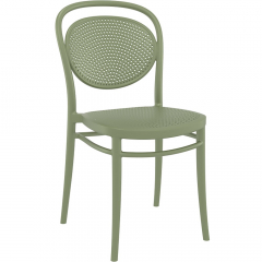Marcel Chair Stacking Olive