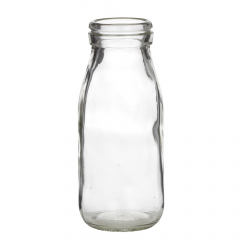 Rogue Milk Bottle Clear Glass 250ml