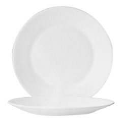 Arcoroc Opal Restaurant White Dinner Plate