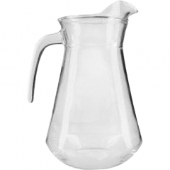Borgonovo Colonna Glass Jug 1Ltr