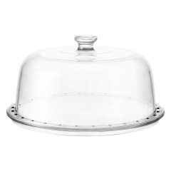 Borgonovo Palladio Cake Plate with Dome 310mm