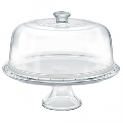 Borgonovo Palladio Footed Glass Cake Plate 310mm