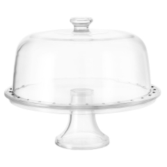 Borgonovo Palladio Footed Glass Cake Plate 310mm
