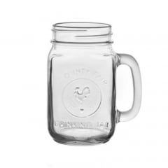 Libbey Drinking Jar with handle 473ml