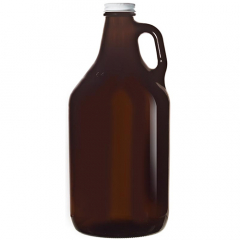 Libbey Amber Growler with lid 1.8Ltr