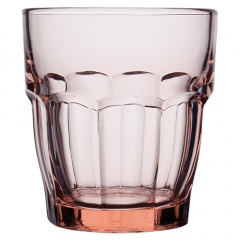 Bormioli Rocco Rock Bar Glass Tumbler 270ml Peach
