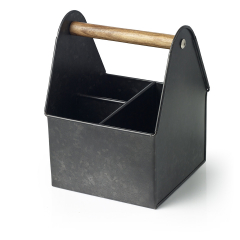 Chef Inox Coney Island Utensil Caddy Black