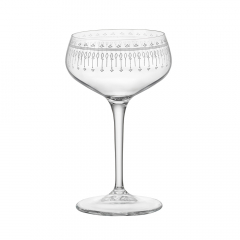Bormioli Rocco Art Deco Cocktail Coupe Glass 250ml