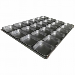 Pie Tray Square 24 Tins 720x460mm