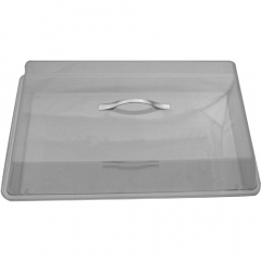 Polycarbonate Cake Cover with Rectangular Tray