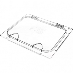 Carlisle Coldmaster GN 1/2 Hinged Notched Lid Clear