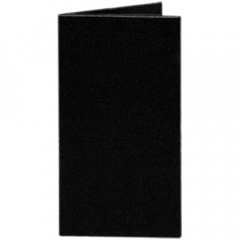 Menu Cover Black - Wine or Guestbook 14cm x 26.7cm