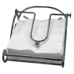 Chrome Napkin Holder with Arm