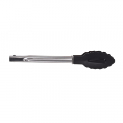 Mini Tongs with Nylon Head 18cm Black