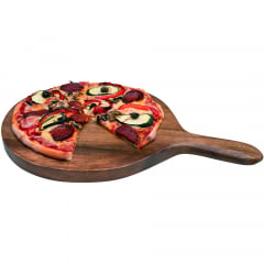 Round Acacia Pizza Board Wooden