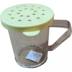 Plastic Dredge with Yellow Lid