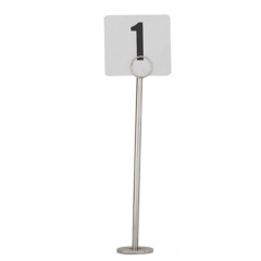 Table Number Stand Ring Chrome 300mm