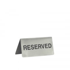 Sign Reserved Stainless Steel A Frame 100mm x 43mm