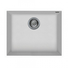 Elleci Quadra Undermount 105 Single Bowl White