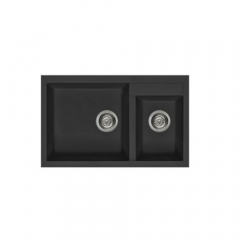 Elleci ELGQ440-40 Undermount Double Bowl Black