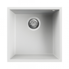Elleci Keratec Undermount 102 Single Bowl White