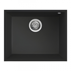 Elleci ELKQ105-86 Keratek Undermount Black Bowl 500x400mm