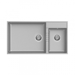 Elleci ELMT445-79 Undermount Double Bowl Alu