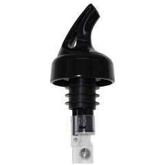 Sure Shot 15ml Black Measured Pourer with Collar