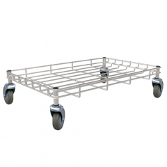 Dolly for Dough Box Chrome Plated