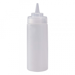 Pro.mundi Wide Mouth Squeeze Bottle 355ml Clear
