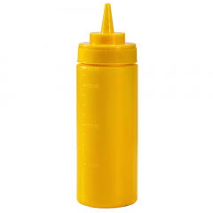 Wide Mouth Squeeze Bottle - 355ml Yellow