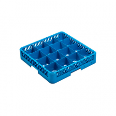 Pro.equip Glass Rack 16 Compartment 500x100mm Blue